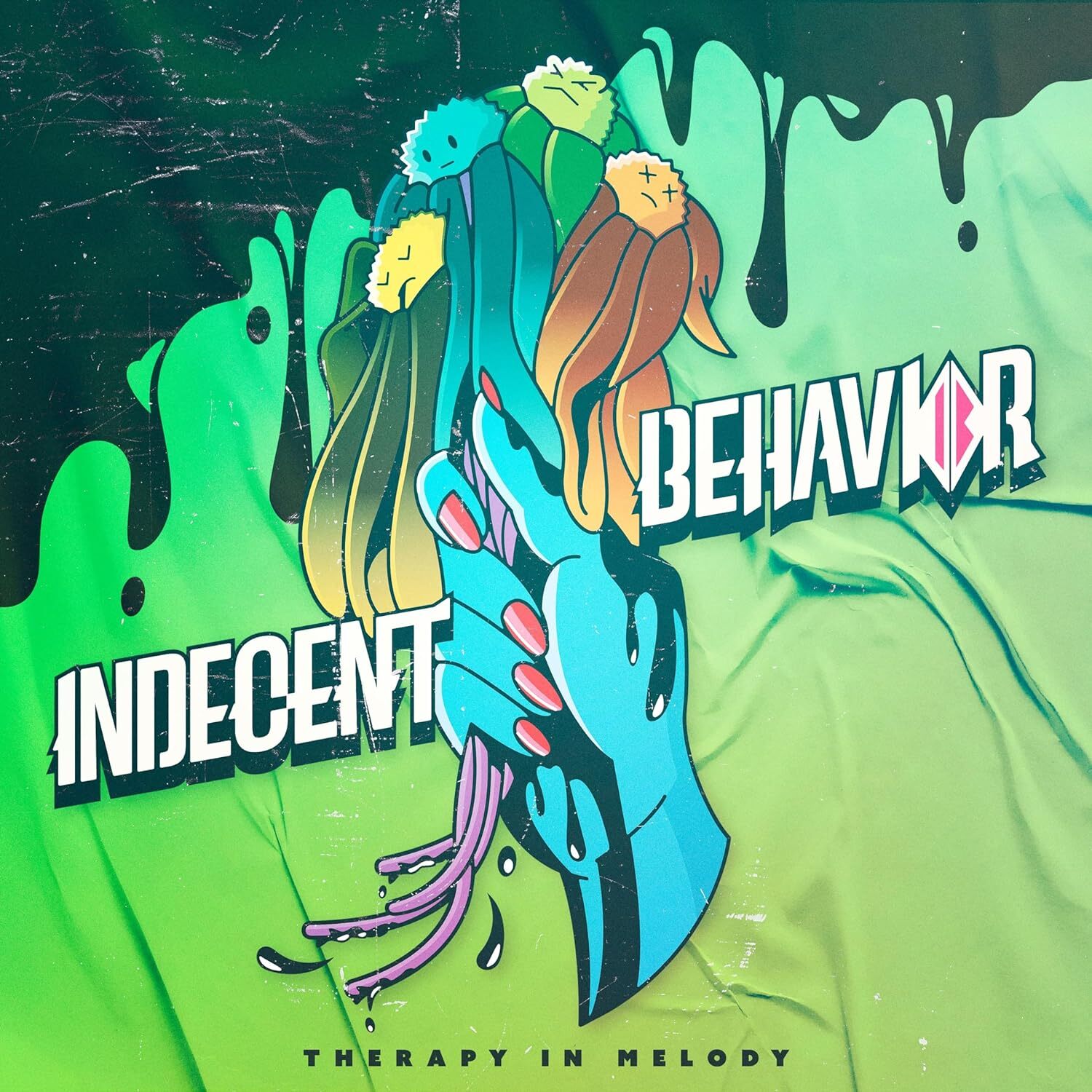Indecent Behavior LP - Therapy In Melody (Green Vinyl) | Buy Now For 39.99