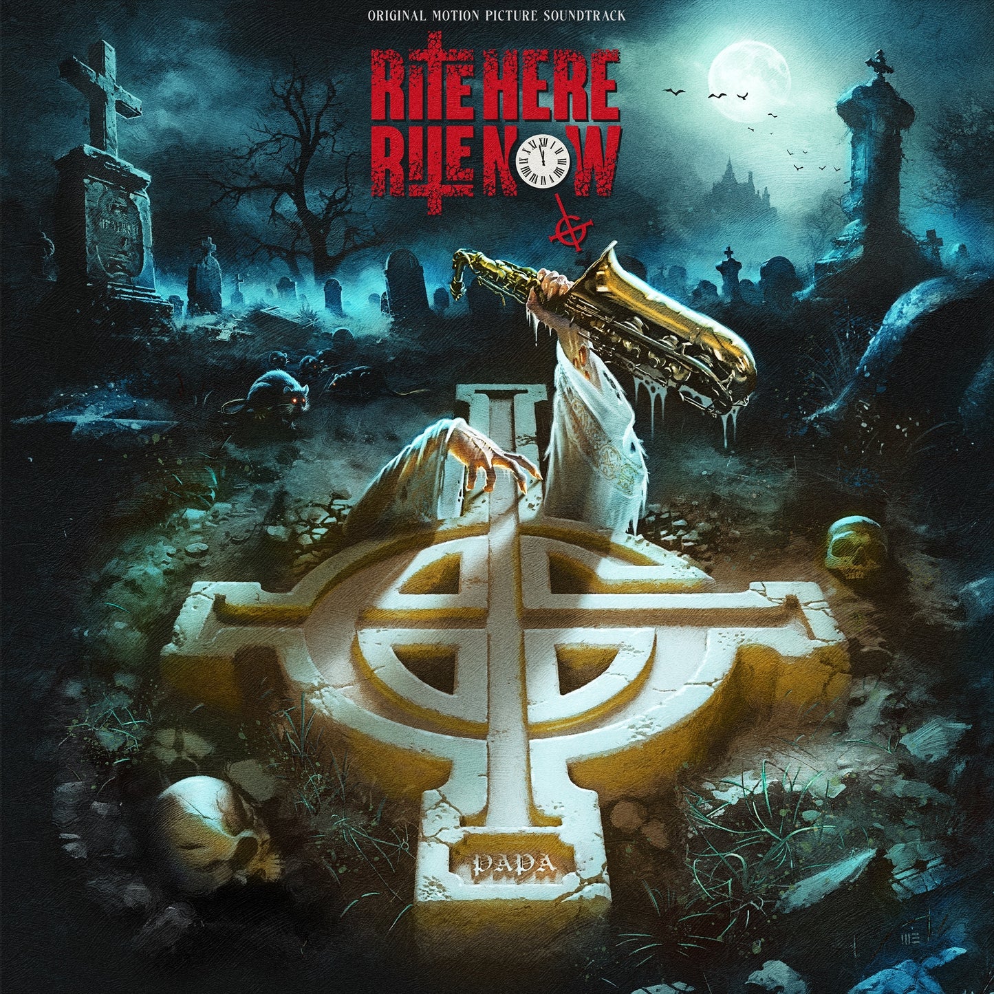 Ghost LP - Rite Here Rite Now - Original Soundtrack (Silver Vinyl) (Indies)