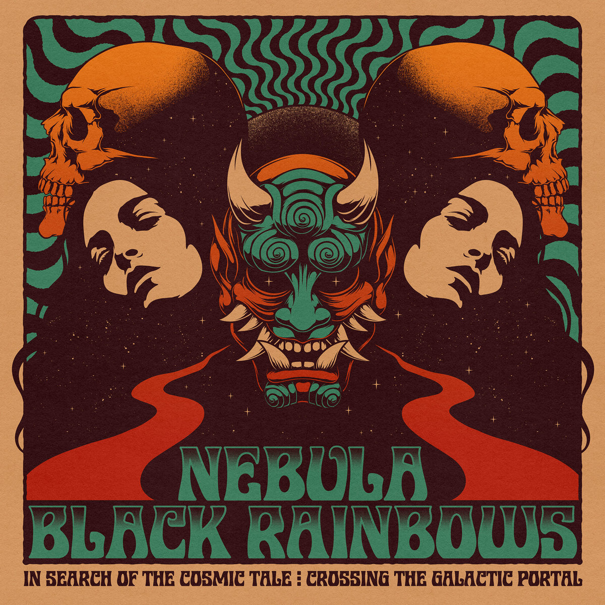 Nebula / Black Rainbows LP - In Search Of The Cosmic Tale: Crossing The Galactic Portal (Yellow Vinyl) | Buy Now For 34.99