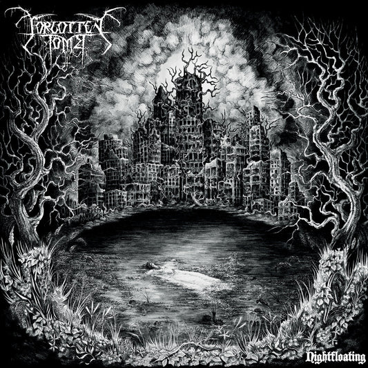 Forgotten Tomb LP - Nightfloating (Grey Marbled Vinyl) | Buy Now For 39.99