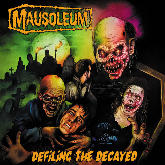 Mausoleum LP - Defiling The Decayed (Puke Green Vinyl) | Buy Now For 34.99