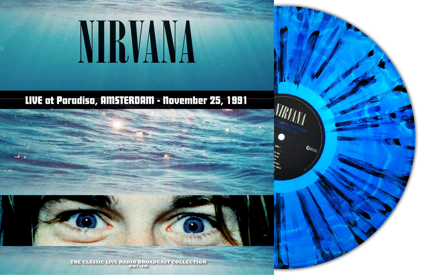 Nirvana LP - Live At Paradiso. Amsterdam 1991 (Lagoon Vinyl)