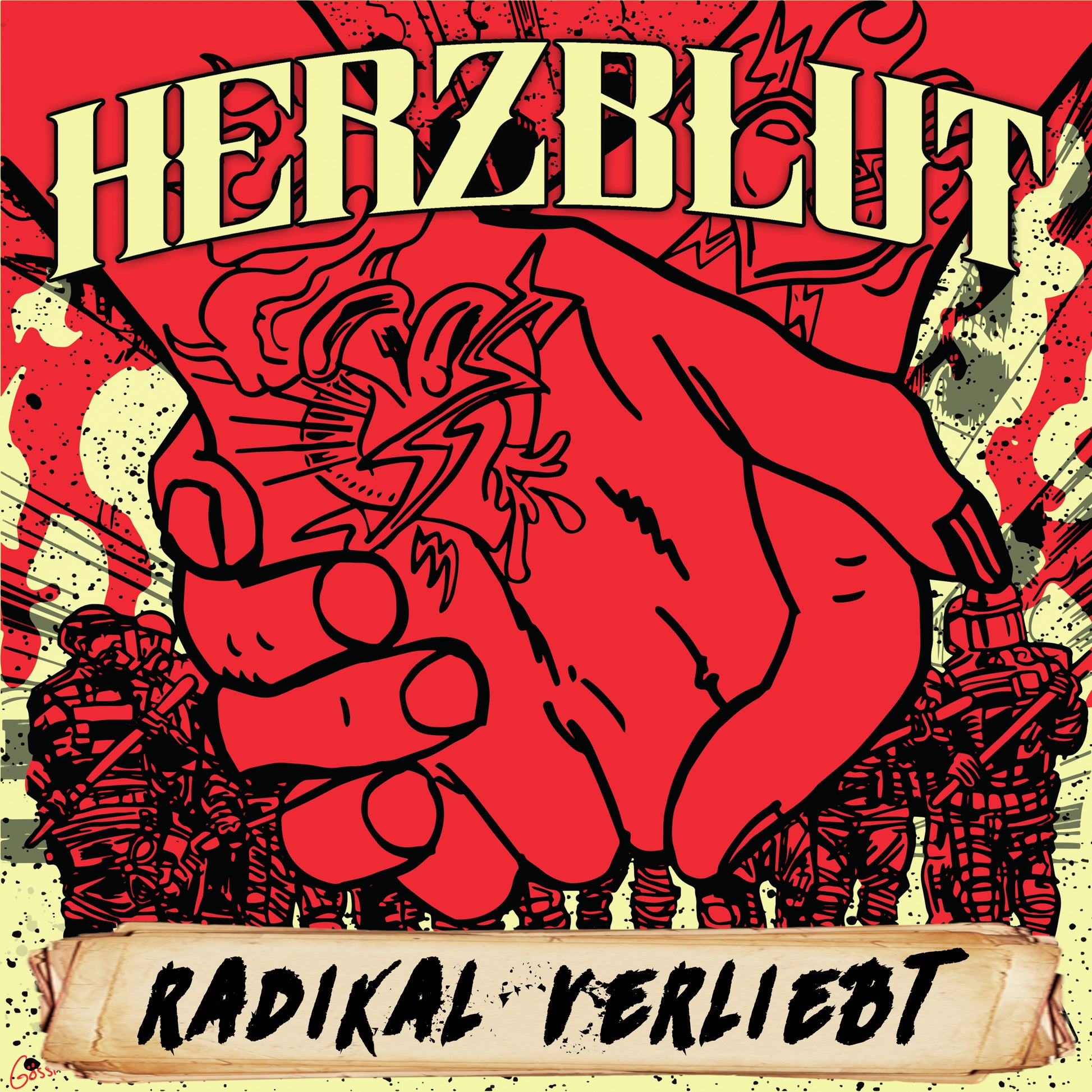 Herzblut LP - Radikal Verliebt (Red/Marble Vinyl) | Buy Now For 49.99