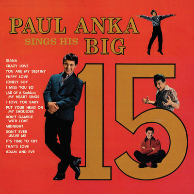 Paul Anka LP - Paul Anka Sings His Big 15 | Buy Now For 44.99