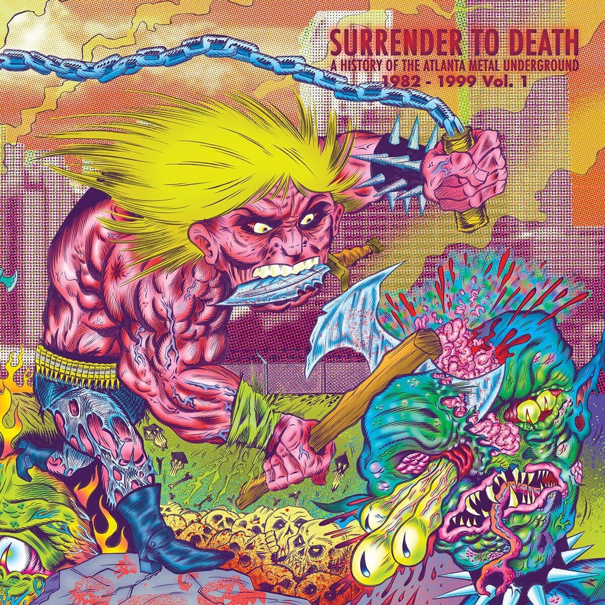 Various Artists LP - Surrender To Death: A History Of The Atlanta Metal Underground 1982-1999 Vol.01 (2Lp Black Vinyl)