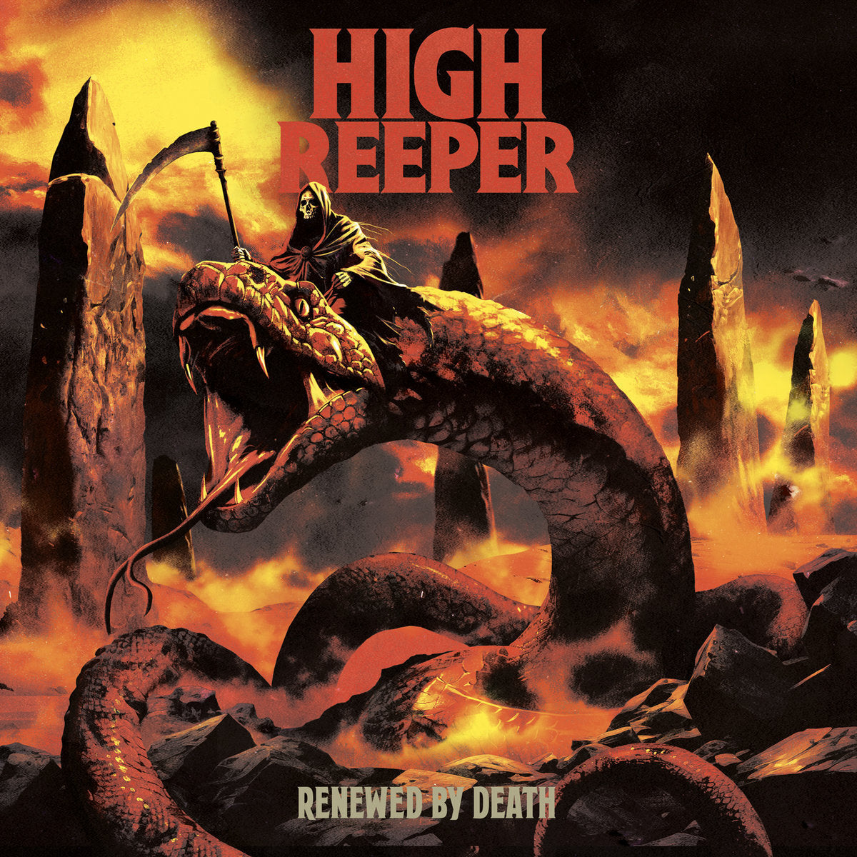 High Reeper LP - Renewed By Death (Neon Yellow Vinyl) | Buy Now For 34.99