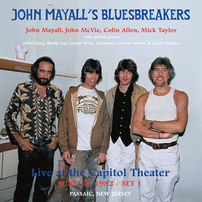 John Mayall's Bluesbreakers LP - Live at the Capitol Theater, June 18, 1982 - Set 1: Passaic, New Jersey | Buy Now For 49.99