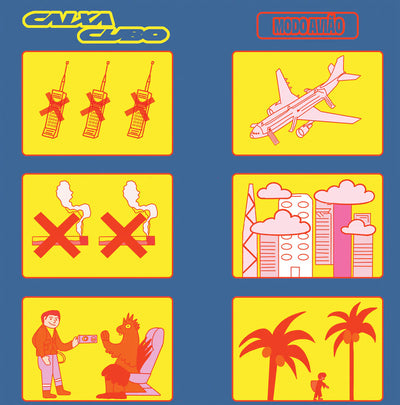 Caixa Cubo LP - Modo Aviao