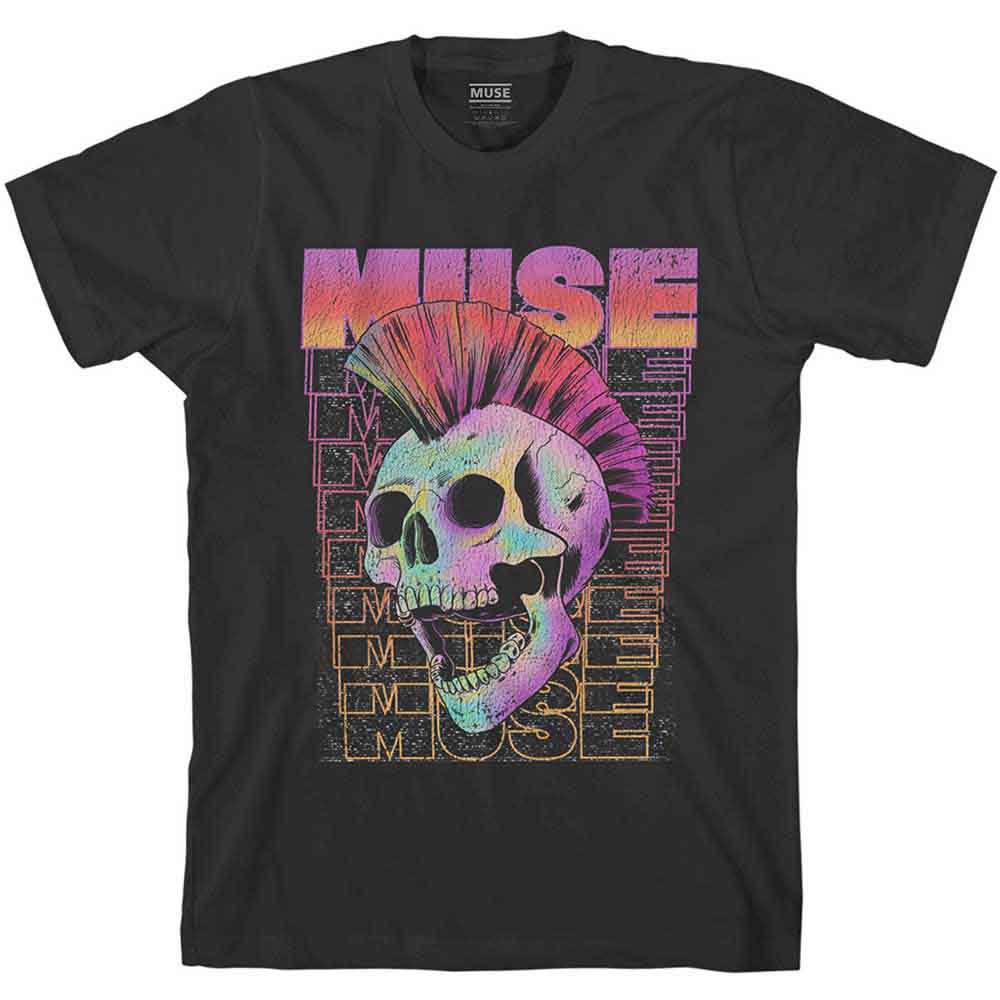 Muse T Shirt - Mohawk Skull