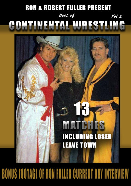 Feature Film DVD - Best Of Continental Wrestling Vol. 2 | Buy Now For 19.99