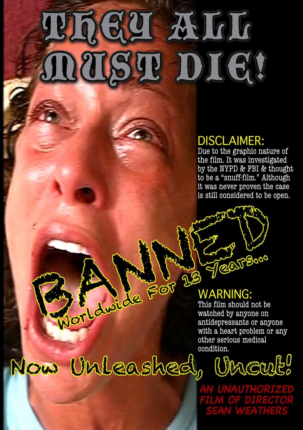Feature Film DVD - They All Must Die! | Buy Now For 19.99