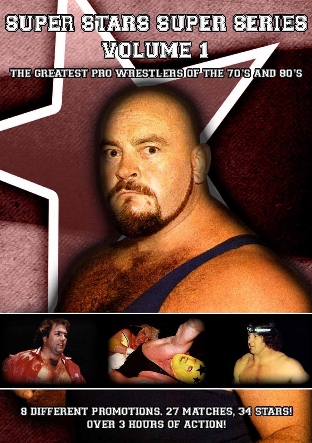 Feature Film DVD - Super Stars Super Series Vol. 1: Greatest Pro Wrestlers Of The '70S & '80S | Buy Now For 19.99