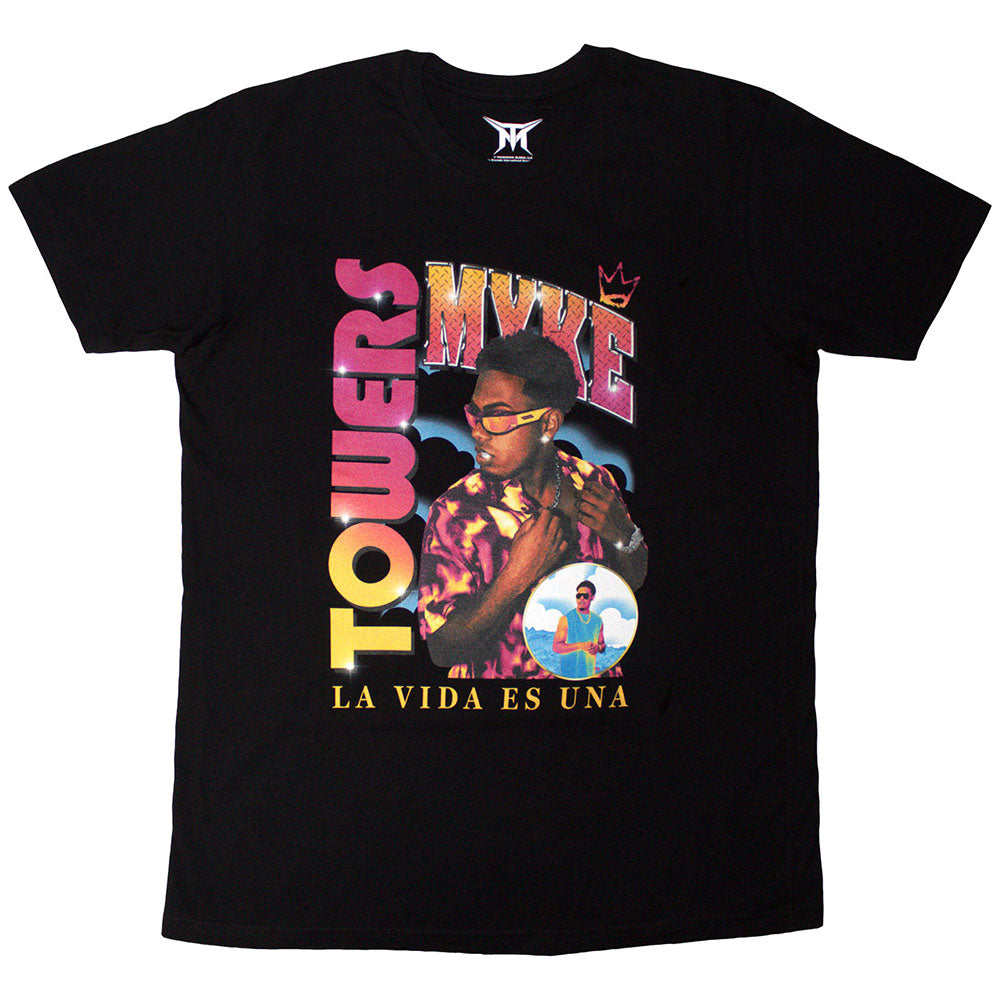 Myke Towers T Shirt - Throwback | Buy Now For 24.99
