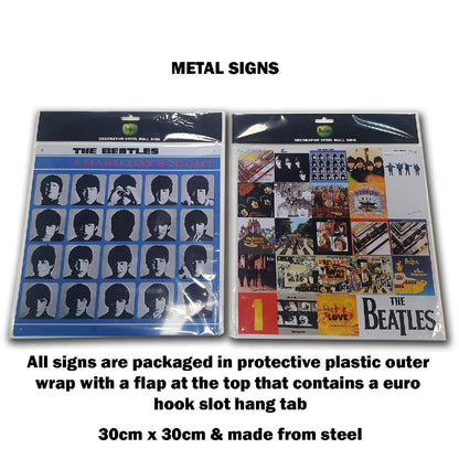 The Beatles Tin Signs 30x30 - Revolver Album Cover Steel
