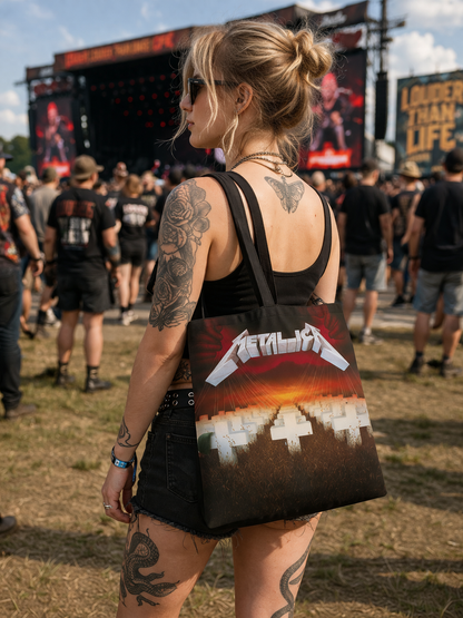 Rocksax Metallica Tote Bag - Master Of Puppets