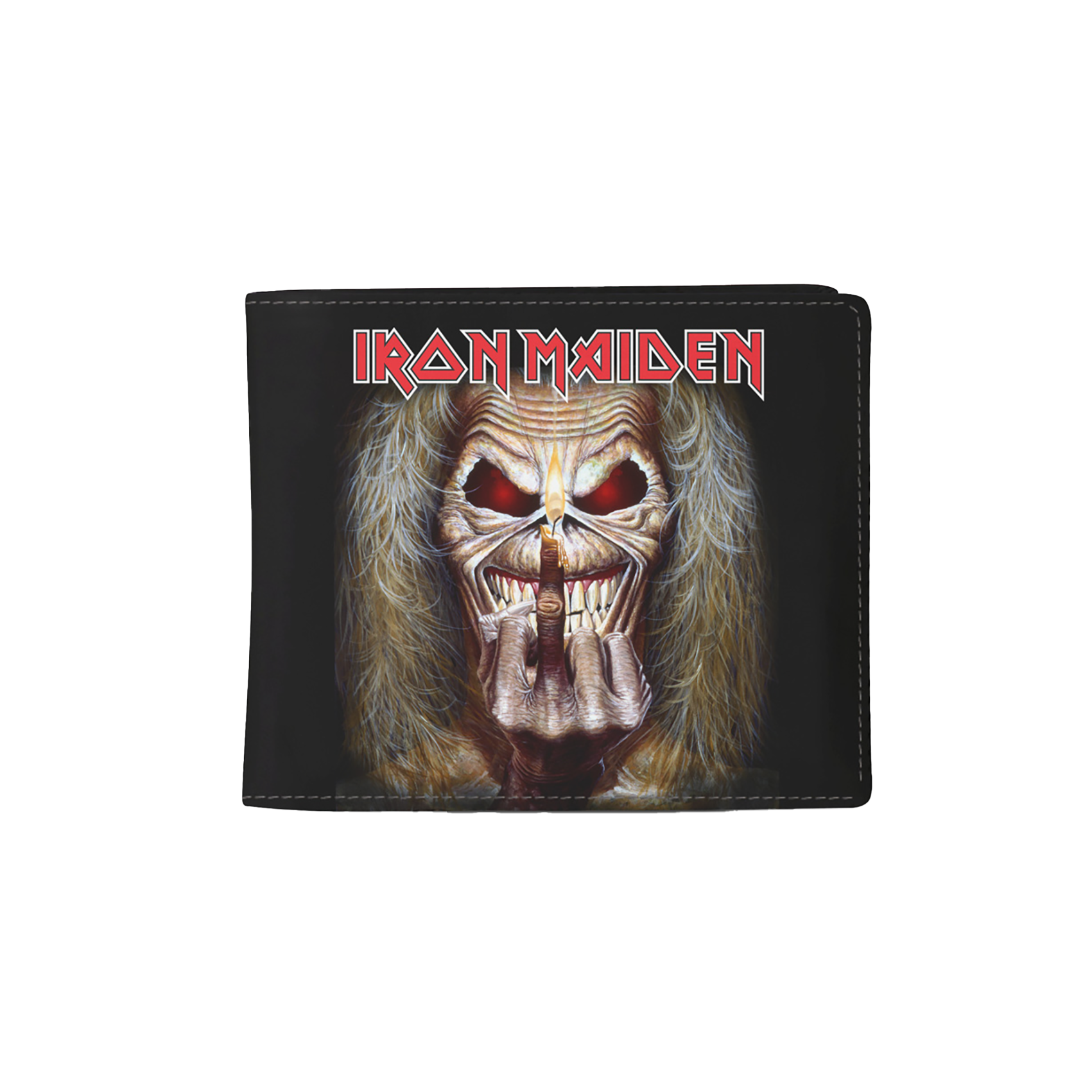 Rocksax Iron Maiden Wallet - Middle Finger  | Buy Now For 19.99