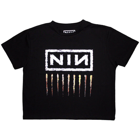 Nine Inch Nails Women's Crop Top - Downward Spiral | Buy Now For 24.99
