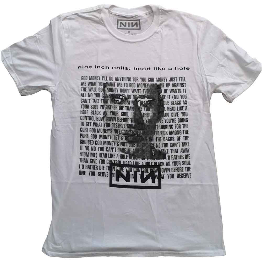 Nine Inch Nails T Shirt - Head Like A Hole | Buy Now For 24.99