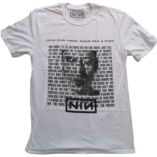 Nine Inch Nails T Shirt - Head Like A Hole | Buy Now For 24.99
