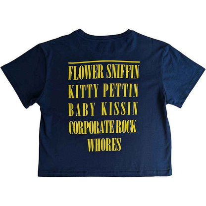 Nirvana Woman's T Shirt - Yellow Happy Face Flower Sniffin