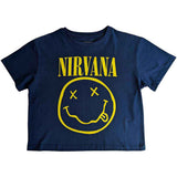Nirvana Woman's T Shirt - Yellow Happy Face Flower Sniffin