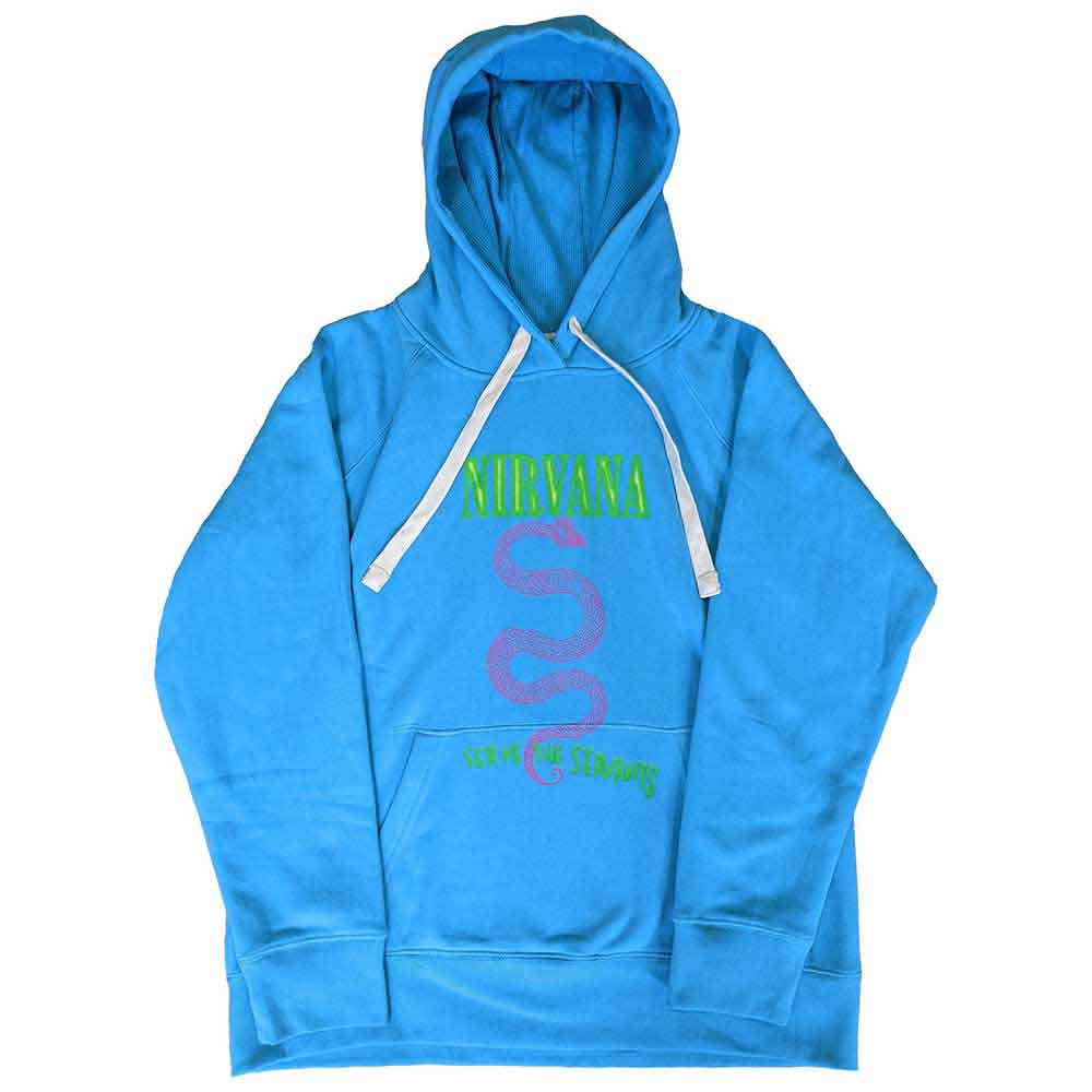Nirvana Pullover Hoodie - Serve The Servants Neon