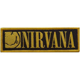 Nirvana Patches - Iron On - Logo & Happy Face Bordered