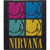 Nirvana Patches - Iron On - Happy Face Squares