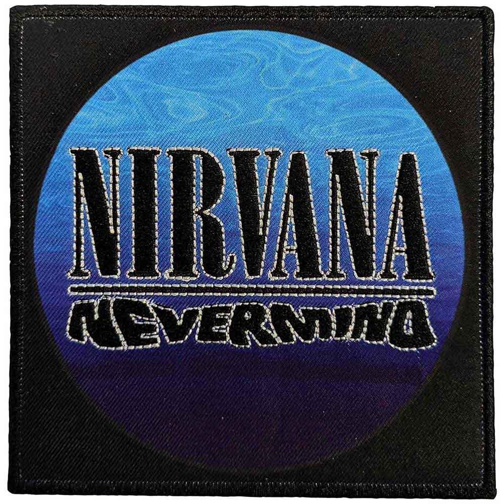 Nirvana Patches - Iron On - Nevermind Wavy Logo