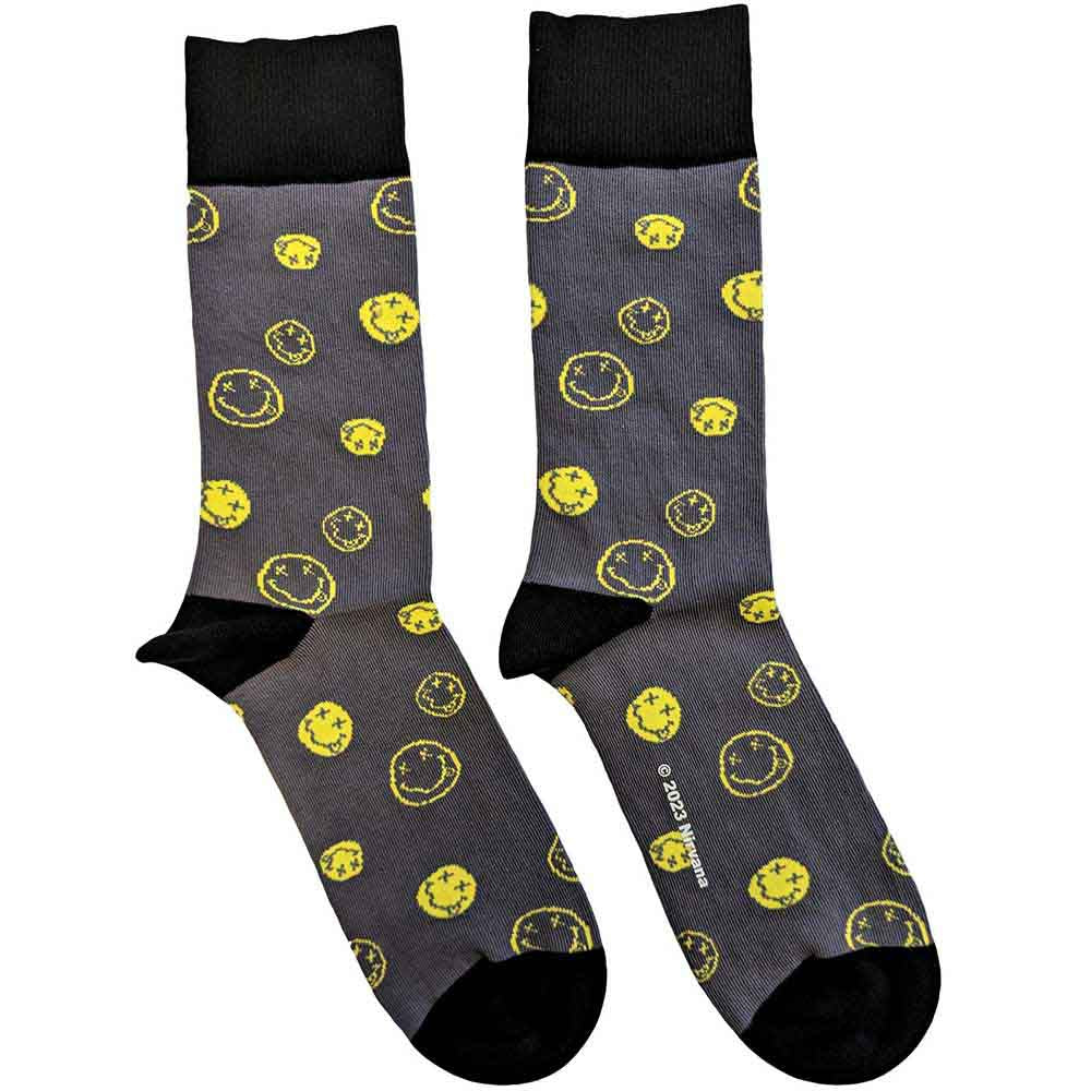 Nirvana Ankle Socks - Mixed Happy Faces