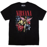 Nirvana T Shirt - In Utero Vintage Collage Stone Wash