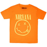 Nirvana Children's T Shirt - White Happy Face