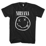 Nirvana T Shirt - White Happy Face