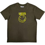 Nirvana T Shirt - Yellow Happy Face | Buy Now For 24.99