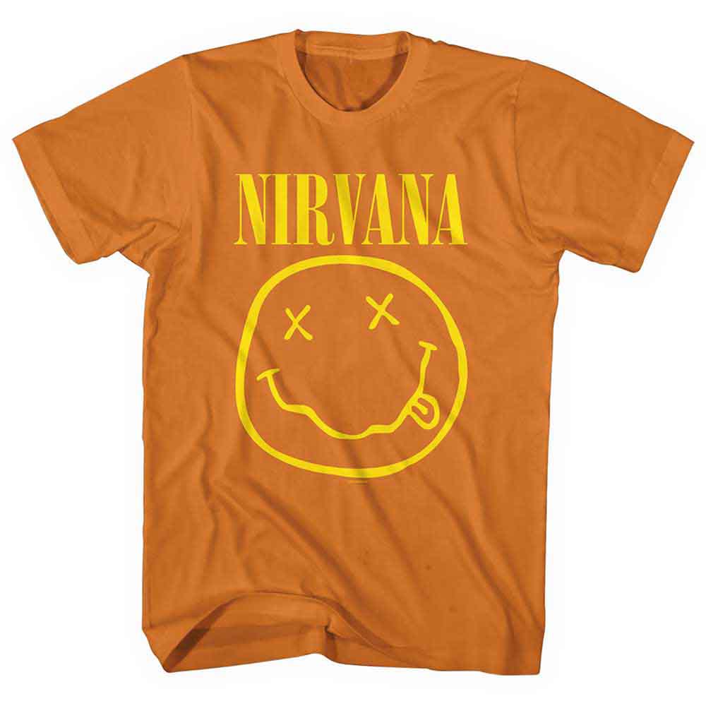 Nirvana T Shirt - Yellow Happy Face | Buy Now For 24.99