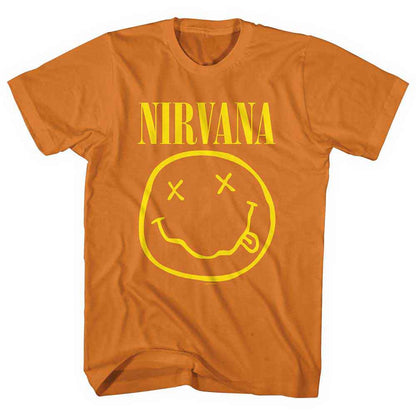 Nirvana T Shirt - Yellow Happy Face | Buy Now For 24.99