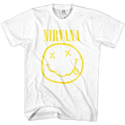 Nirvana T Shirt - Yellow Happy Face | Buy Now For 24.99