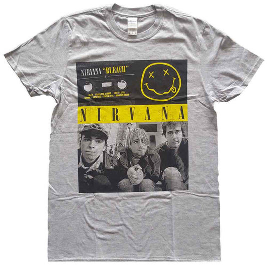 Nirvana T Shirt - Bleach Cassettes