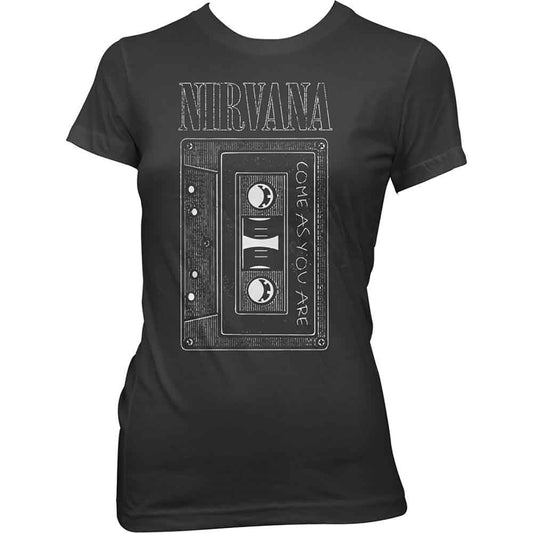 Nirvana Woman's T Shirt - As You Are Tape
