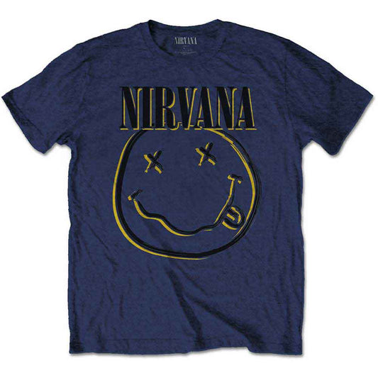 Nirvana Children's T Shirt - Inverse Happy Face