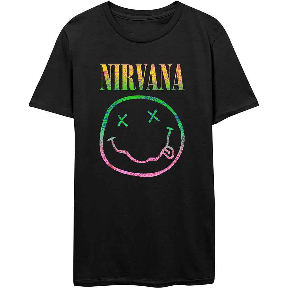 Nirvana T Shirt - Sorbet Ray Happy Face