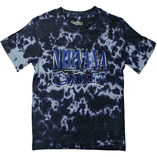 Nirvana T Shirt - Nevermind Wavy Logo