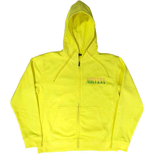 Nirvana Zip Hoodie - Sorbet Ray Happy Face