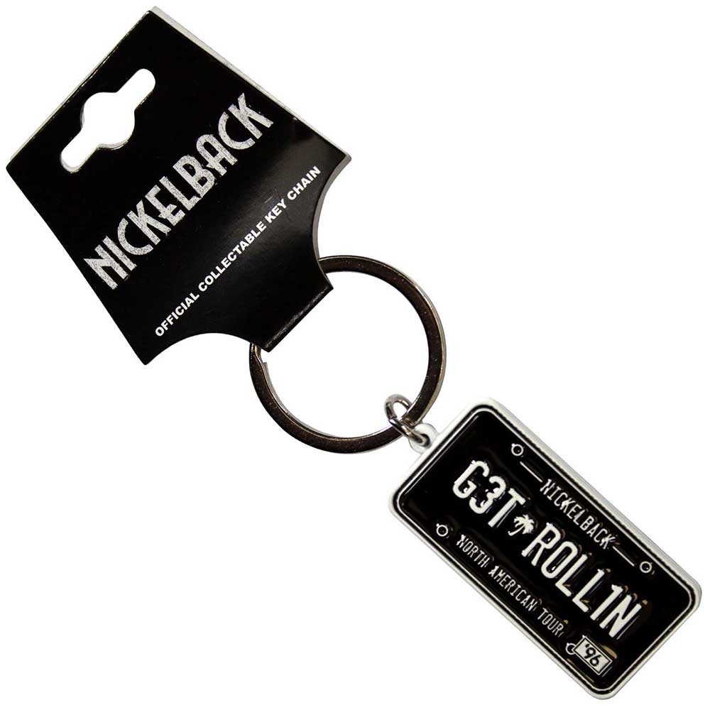 Nickelback Standard Keychains - License Plate