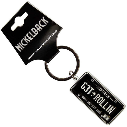 Nickelback Standard Keychains - License Plate