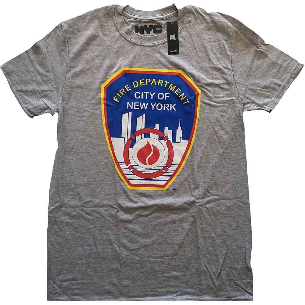 NYC T Shirt - Fire Dept Badge