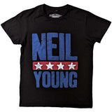 Neil Young T Shirt - Stars Logo
