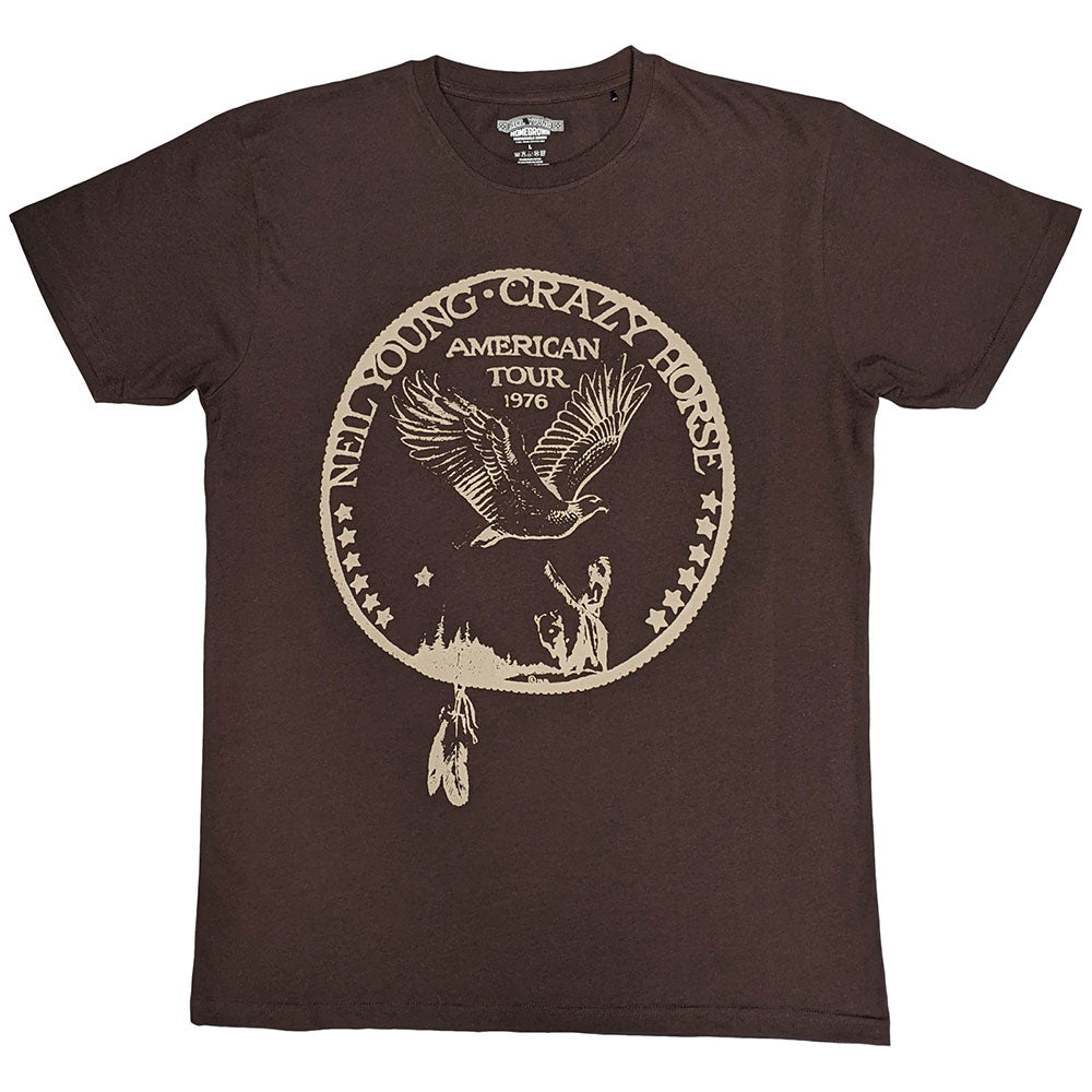Neil Young T Shirt - Tour '76 Seal | Buy Now For 24.99