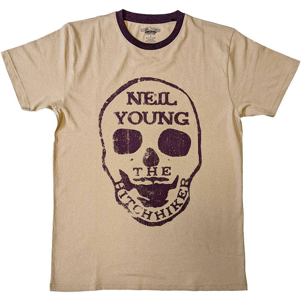 Neil Young T Shirt - Hitchhiker Ringer | Buy Now For 24.99