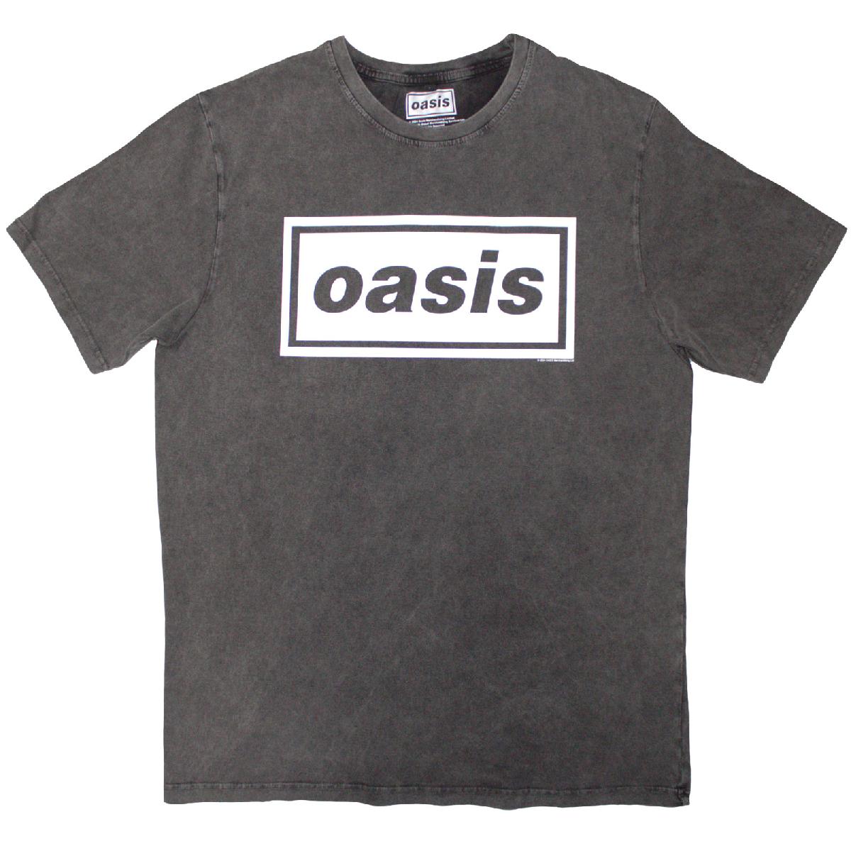 Oasis T Shirt - Decca Logo Stone Wash | Buy Now For 24.99